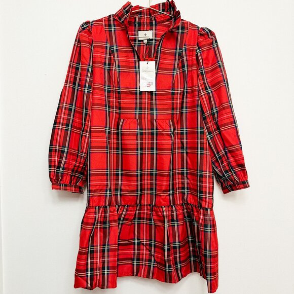 NWT Tuckernuck Palmerston Dress in Royal Stewart Tartan Plaid - Picture 8 of 16